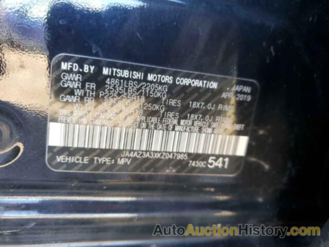 MITSUBISHI OUTLANDER SE, JA4AZ3A3XKZ047985