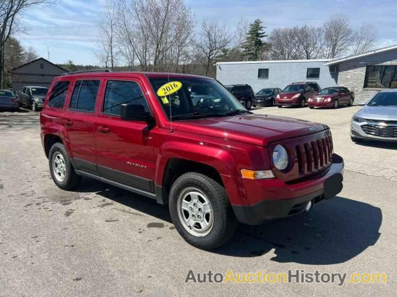 JEEP PATRIOT SPORT, 1C4NJRBB1GD544872