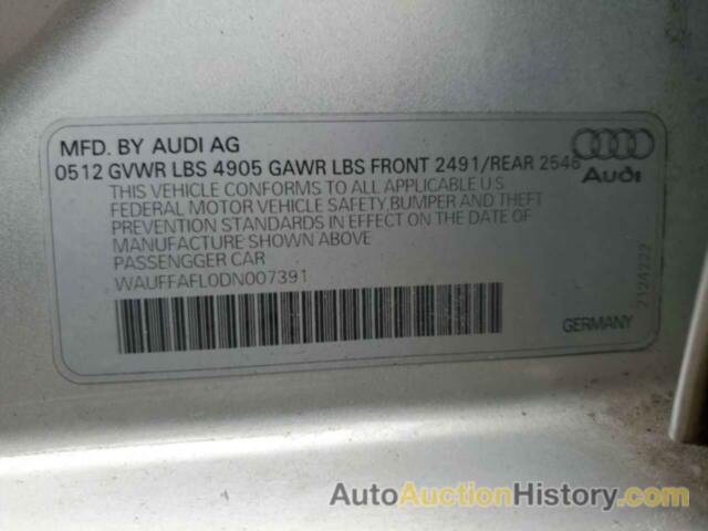 AUDI A4 PREMIUM PLUS, WAUFFAFL0DN007391