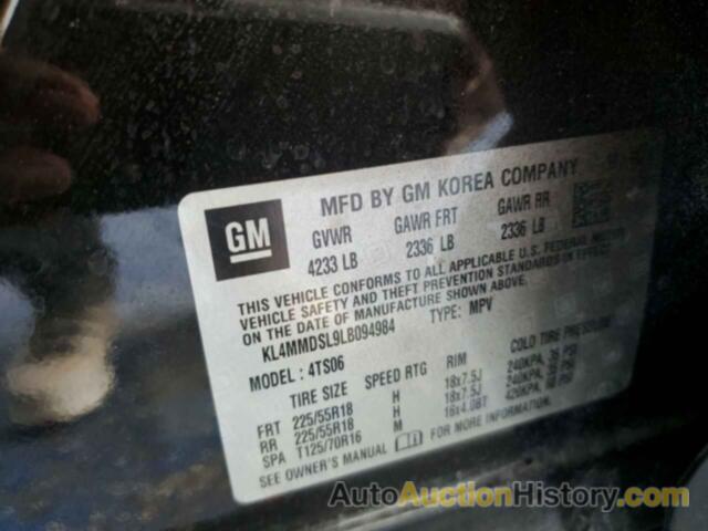 BUICK ENCORE SELECT, KL4MMDSL9LB094984