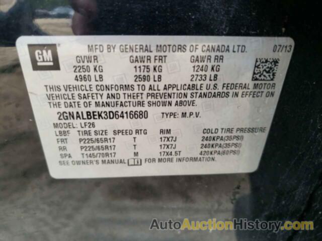 CHEVROLET EQUINOX LS, 2GNALBEK3D6416680