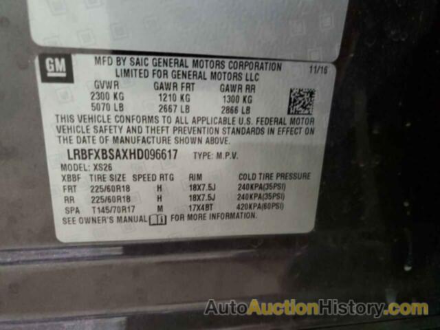 BUICK ENVISION ESSENCE, LRBFXBSAXHD096617
