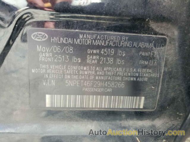 HYUNDAI SONATA GLS, 5NPET46F29H458266