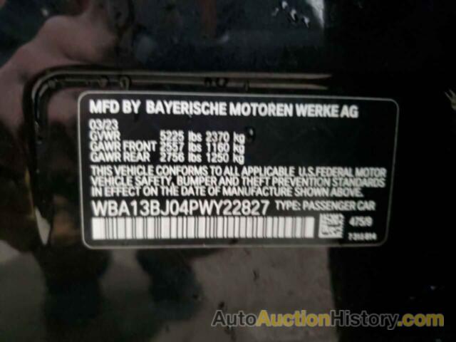 BMW 5 SERIES XI, WBA13BJ04PWY22827