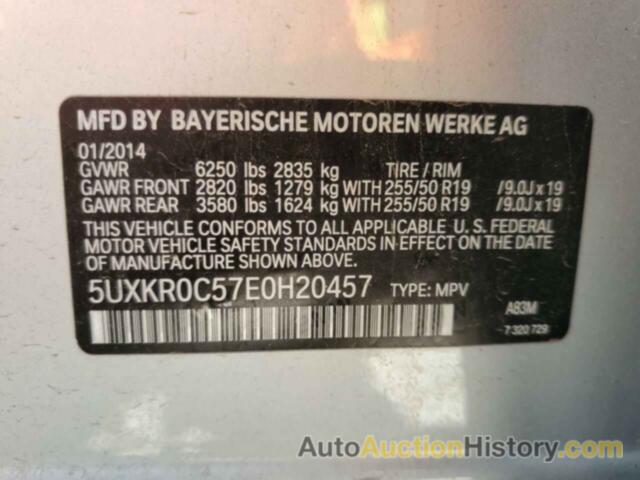 BMW X5 XDRIVE35I, 5UXKR0C57E0H20457