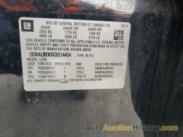 CHEVROLET EQUINOX LS, 2GNALBEKXC6214434