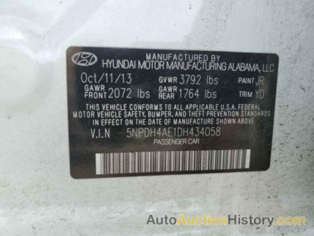 HYUNDAI ELANTRA GLS, 5NPDH4AE1DH434058