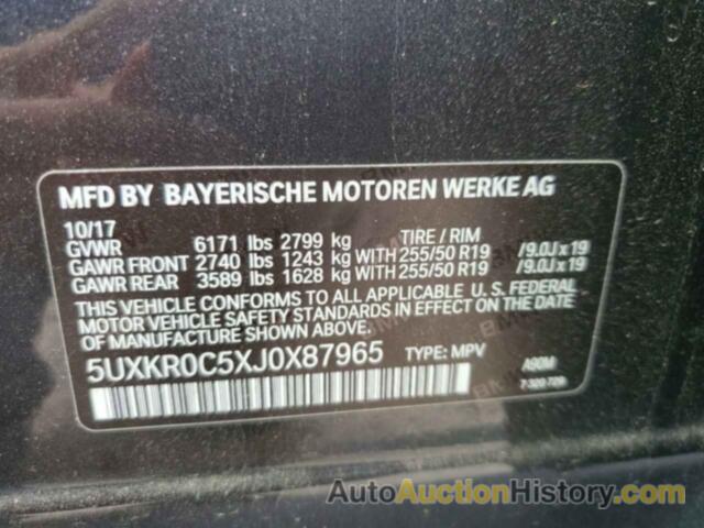 BMW X5 XDRIVE35I, 5UXKR0C5XJ0X87965