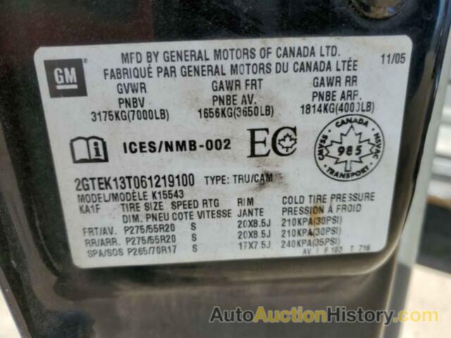 GMC All Models K1500, 2GTEK13T061219100