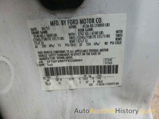 FORD F250 SUPER DUTY, 1FTBF2B67FED28001