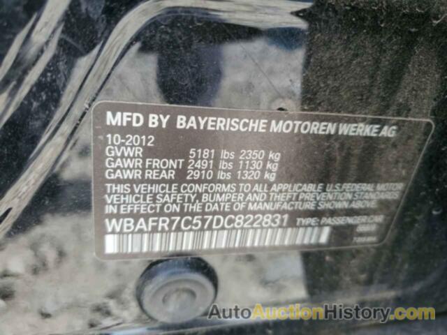 BMW 5 SERIES I, WBAFR7C57DC822831
