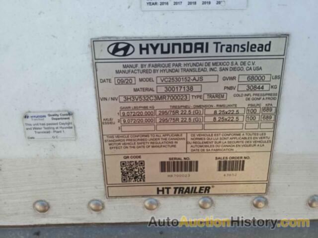 HYUNDAI ALL Models, 3H3V532C3MR700023