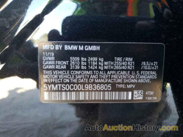 BMW X3 M COMPETITION, 5YMTS0C00L9B36805