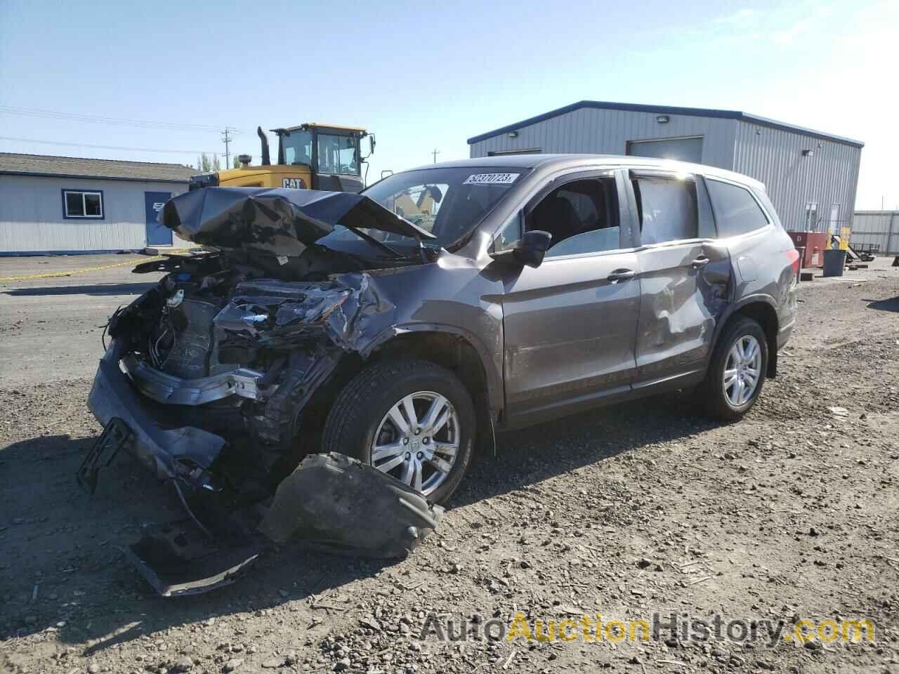 2017 HONDA PILOT LX, 5FNYF6H13HB059784