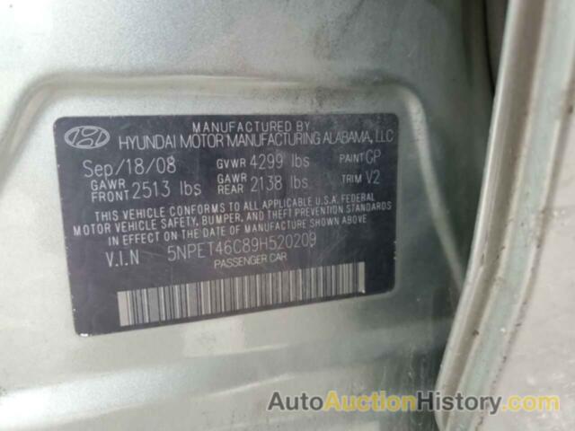 HYUNDAI SONATA GLS, 5NPET46C89H520209