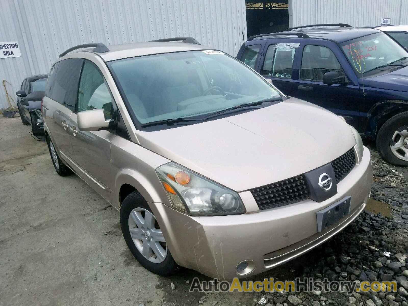 2004 NISSAN QUEST S S, 5N1BV28U24N341787