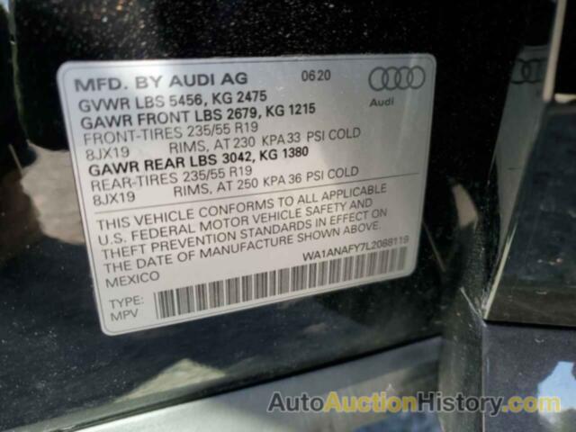 AUDI Q5 PREMIUM, WA1ANAFY7L2088119