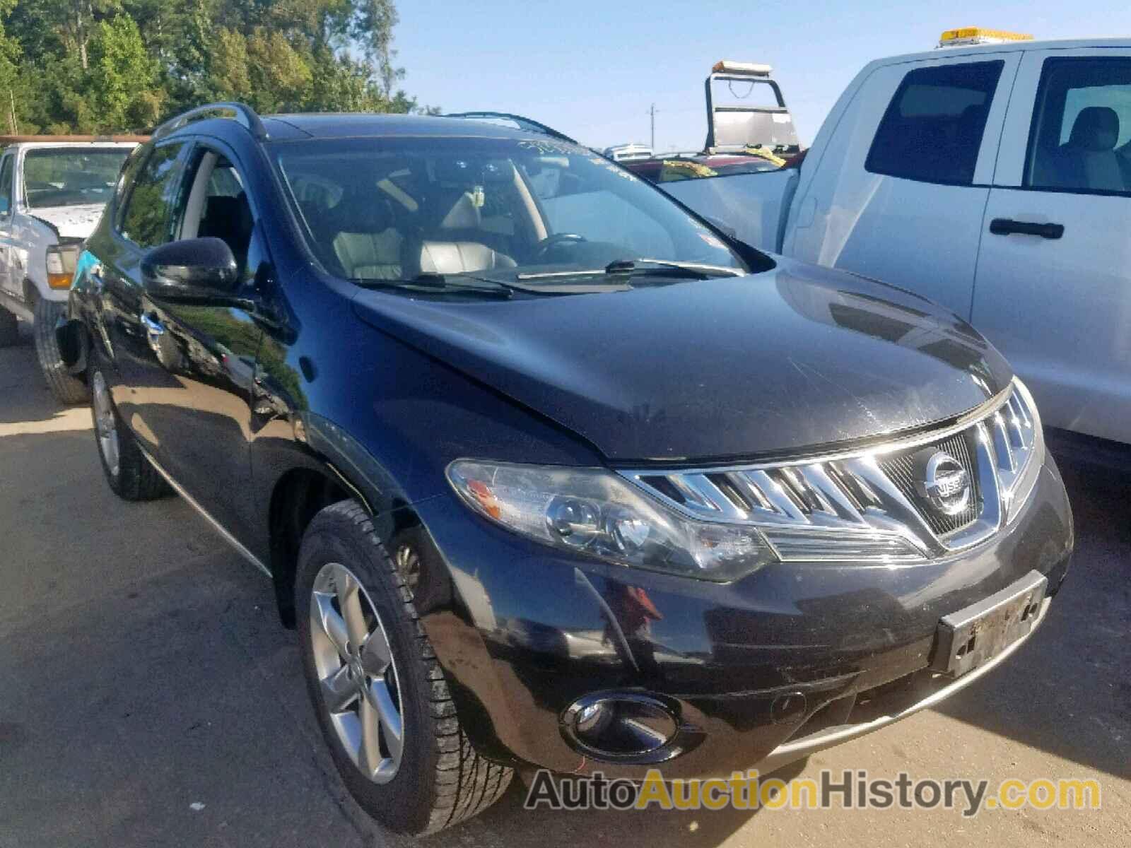 2009 NISSAN MURANO S S, JN8AZ18W79W214135