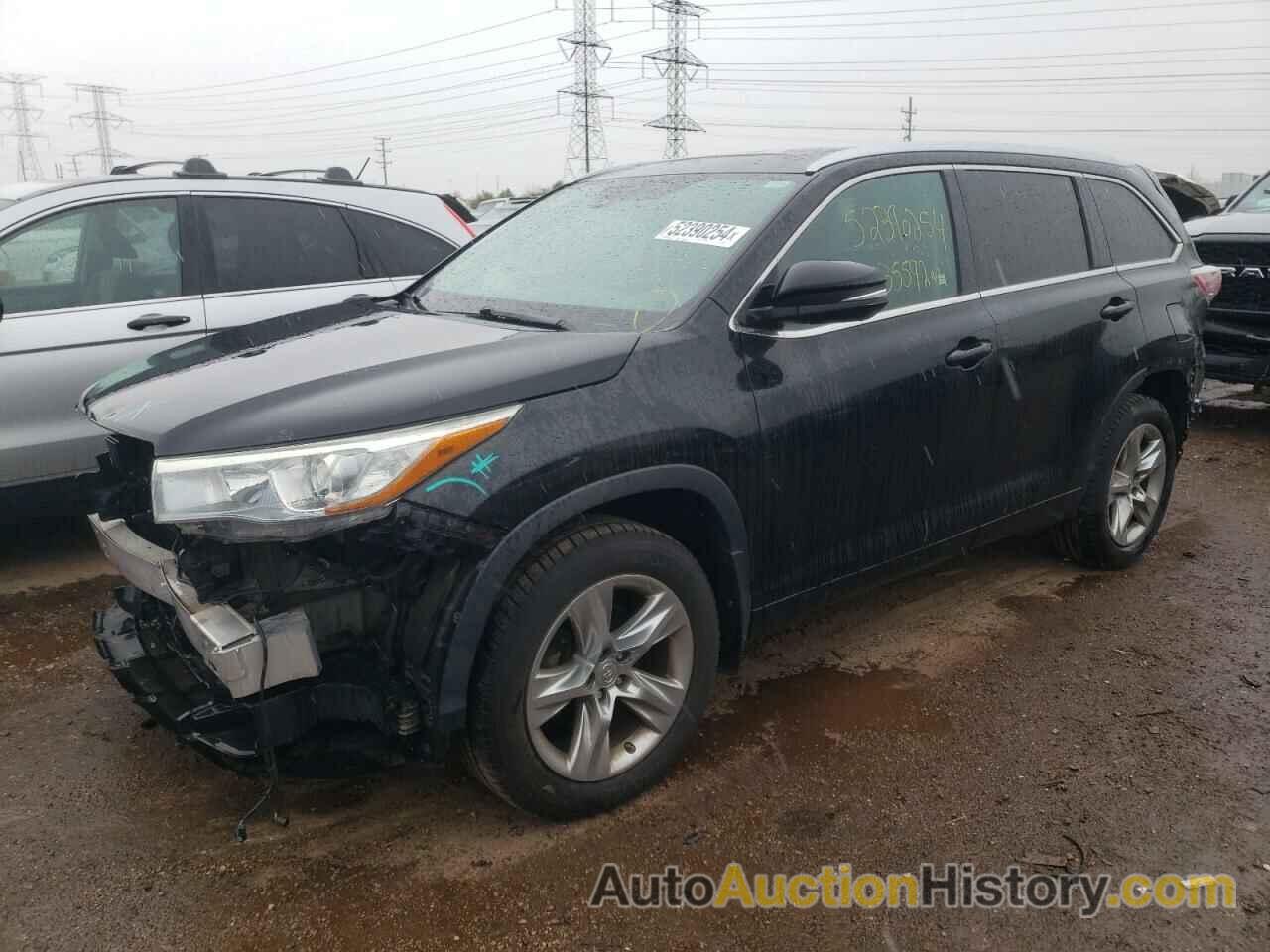 TOYOTA HIGHLANDER LIMITED, 5TDDKRFH9ES012620