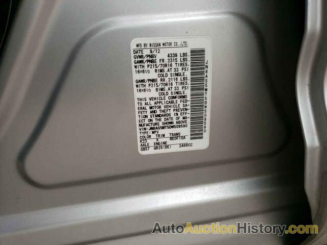 NISSAN ROGUE S, JN8AS5MT5DW509590