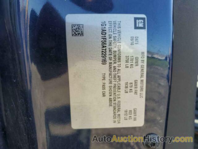 CHEVROLET COBALT 1LT, 1G1AD1F56A7229169