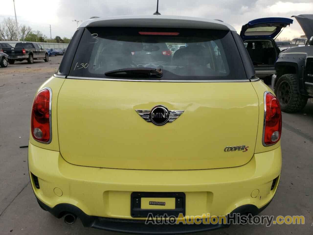 MINI COOPER S COUNTRYMAN, WMWZC3C50BWL78811