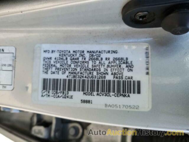TOYOTA CAMRY LE, 4T1BE32K42U631268