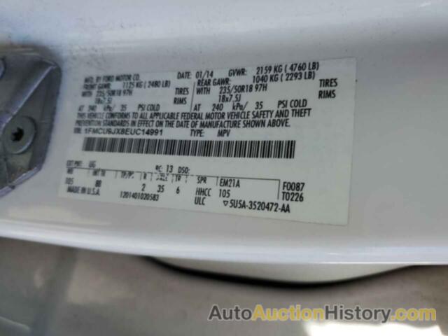 FORD ESCAPE TITANIUM, 1FMCU9JX8EUC14991