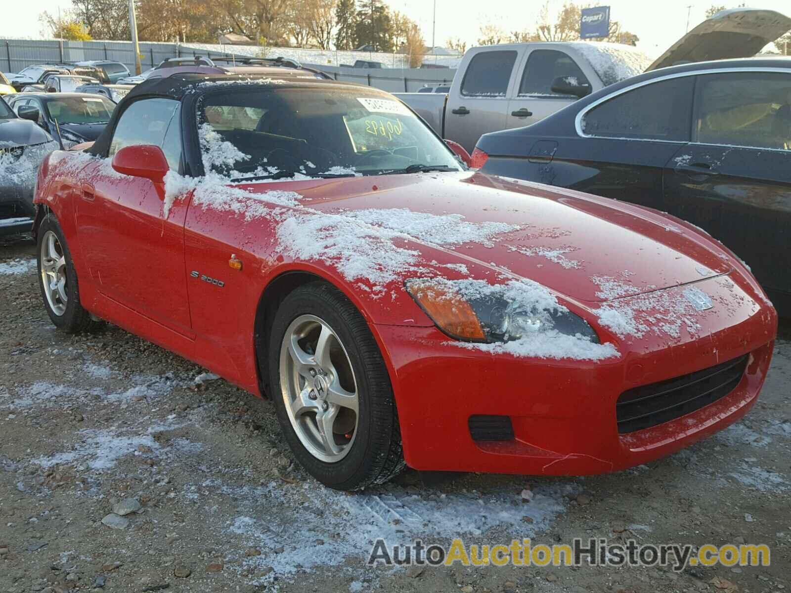 2003 HONDA S2000, JHMAP11483T005925