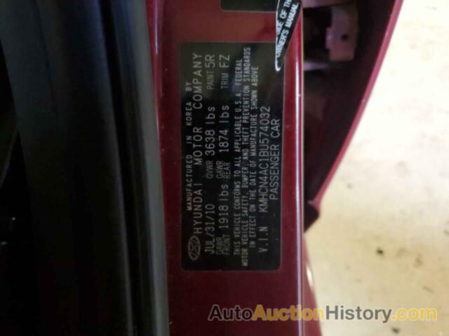 HYUNDAI ACCENT GLS, KMHCN4AC1BU574032