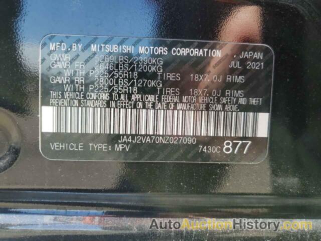 MITSUBISHI OUTLANDER SEL, JA4J2VA70NZ027090