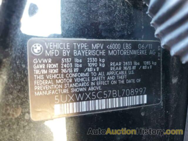 BMW X3 XDRIVE28I, 5UXWX5C57BL708997