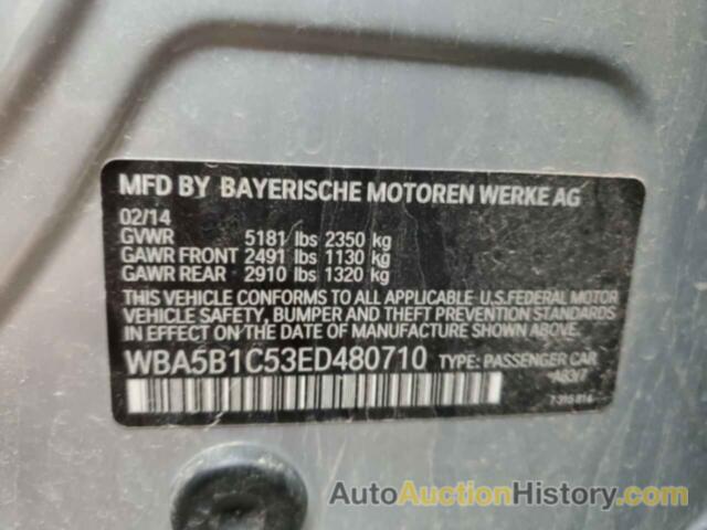BMW 5 SERIES I, WBA5B1C53ED480710