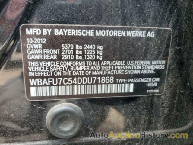 BMW 5 SERIES XI, WBAFU7C54DDU71868