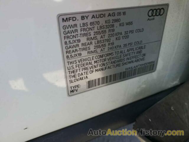 AUDI Q7 PREMIUM PLUS, WA1LAAF70HD016654