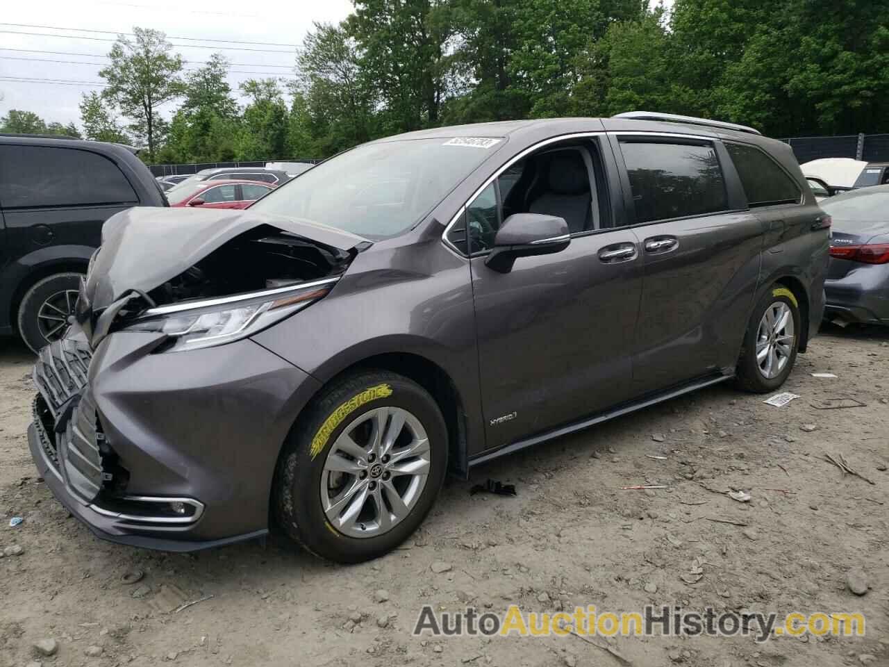 2021 TOYOTA SIENNA LIMITED, 5TDZSKFC5MS006149