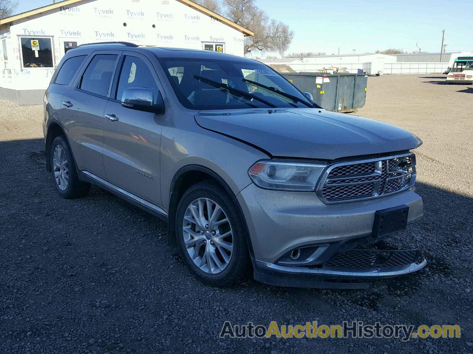 2014 DODGE DURANGO CITADEL, 1C4SDJET6EC345559