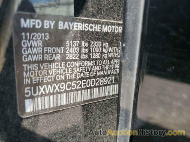 BMW X3 XDRIVE28I, 5UXWX9C52E0D28921