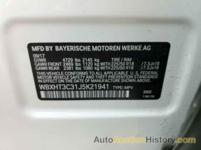 BMW X1 XDRIVE28I, WBXHT3C31J5K21941