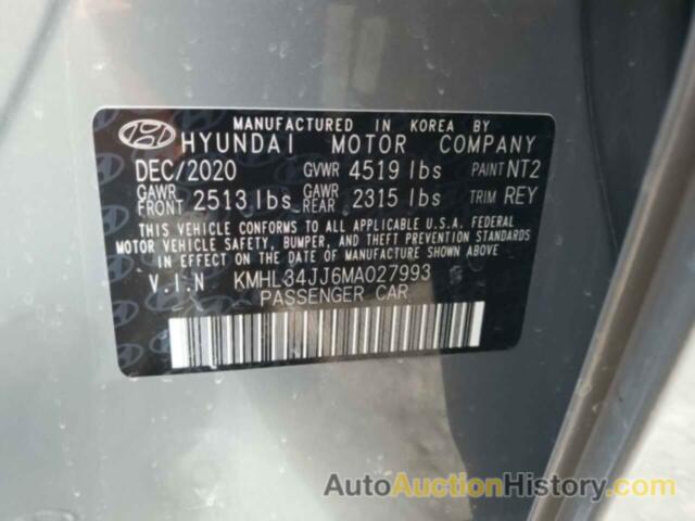 HYUNDAI SONATA HYBRID, KMHL34JJ6MA027993