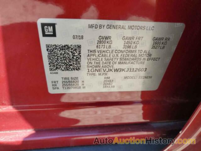 CHEVROLET TRAVERSE HIGH COUNTRY, 1GNEVJKW3KJ112603