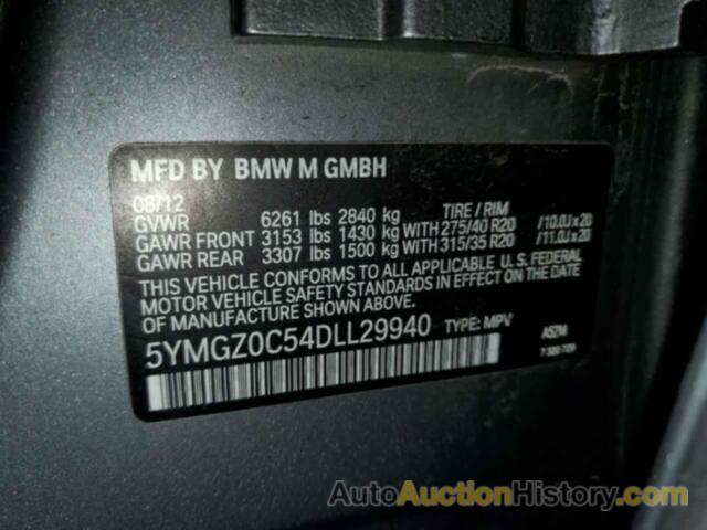 BMW X6 M, 5YMGZ0C54DLL29940