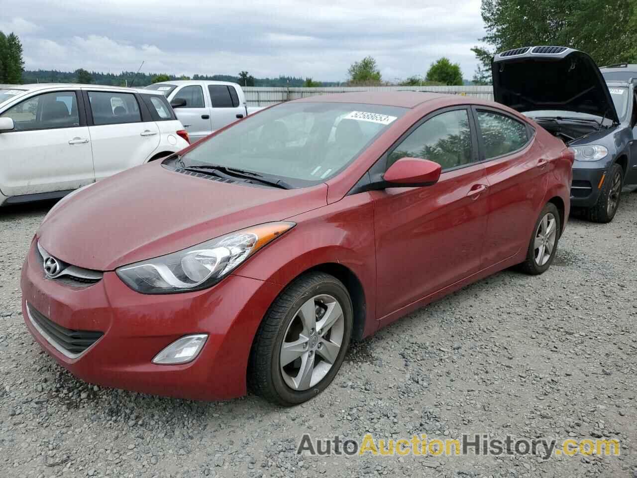 2012 HYUNDAI ELANTRA GLS, KMHDH4AE7CU401310