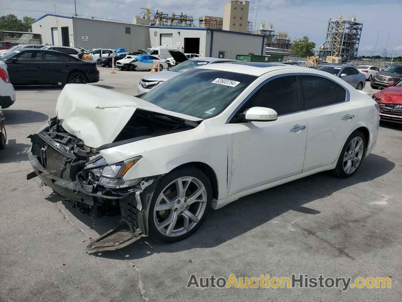 NISSAN MAXIMA S, 1N4AA5APXCC851192