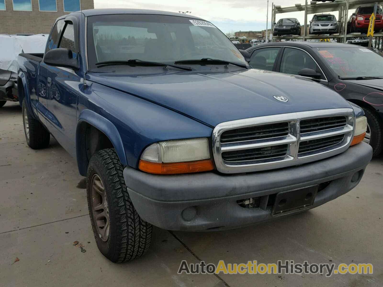 2004 DODGE DAKOTA SXT, 1D7HG12K64S601223