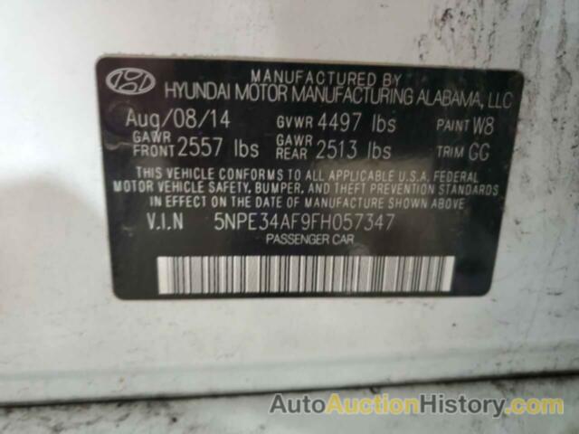 HYUNDAI SONATA SPORT, 5NPE34AF9FH057347