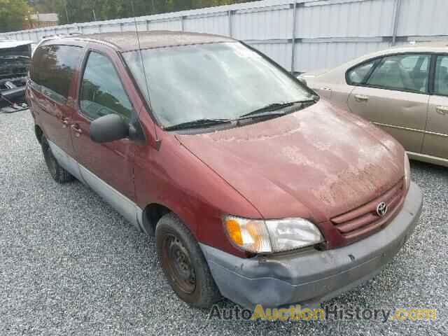 2001 TOYOTA SIENNA CE CE, 4T3ZF19C31U339180