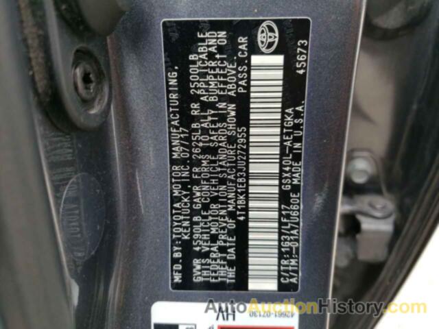 TOYOTA AVALON XLE, 4T1BK1EB3JU272955