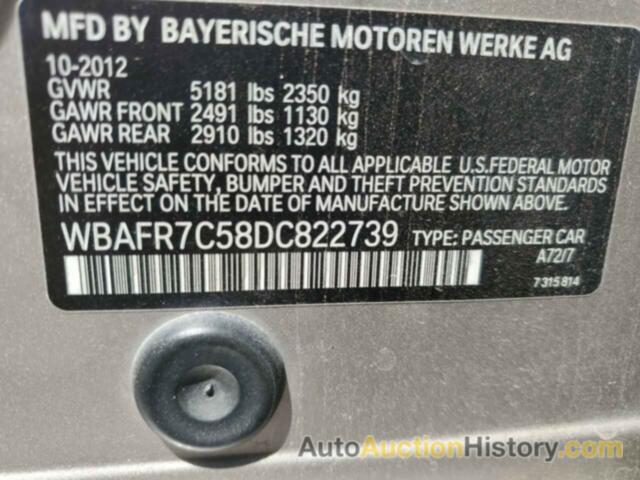 BMW 5 SERIES I, WBAFR7C58DC822739