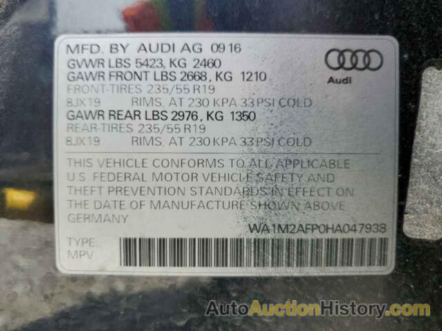 AUDI Q5 PREMIUM PLUS, WA1M2AFP0HA047938